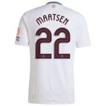 AVFC aston villa adidas away shirt 2024-25 with maatsen 22 cup printing Collection | Official Aston Villa Kits and Apparel