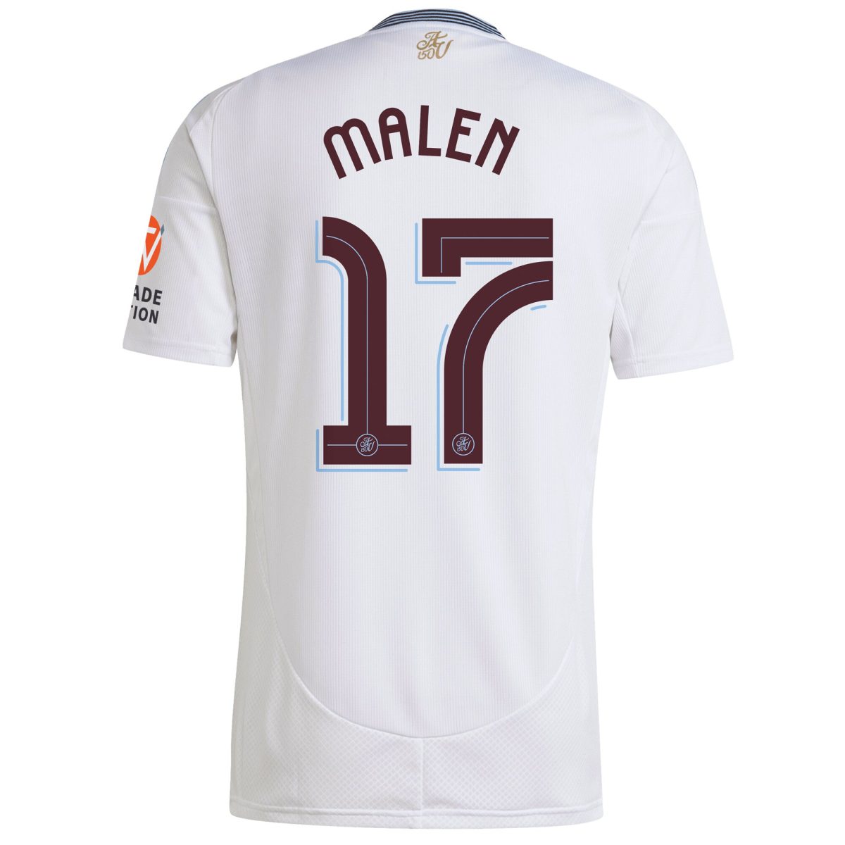 AVFC aston villa adidas away shirt 2024-25 with malen 17 cup printing Collection | Official Aston Villa Kits and Apparel