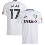 AVFC aston villa adidas away shirt 2024-25 with malen 17 printing Collection | Official Aston Villa Kits and Apparel