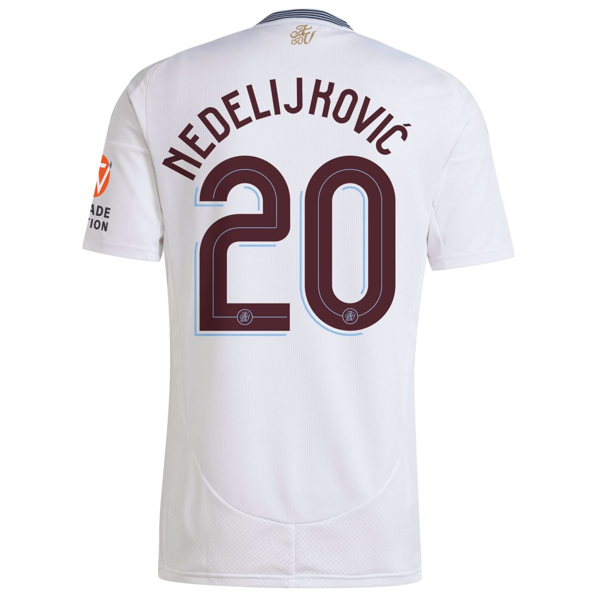 AVFC aston villa adidas away shirt 2024-25 with nedeljković 20 cup printing Collection | Official Aston Villa Kits and Apparel