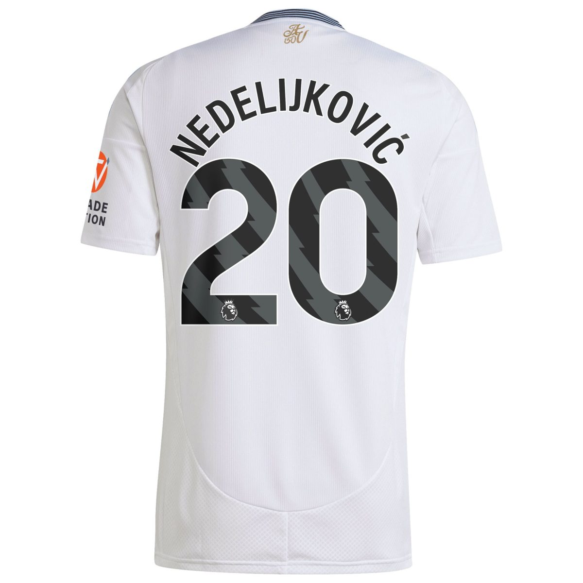 AVFC aston villa adidas away shirt 2024-25 with nedeljković 20 printing Collection | Official Aston Villa Kits and Apparel