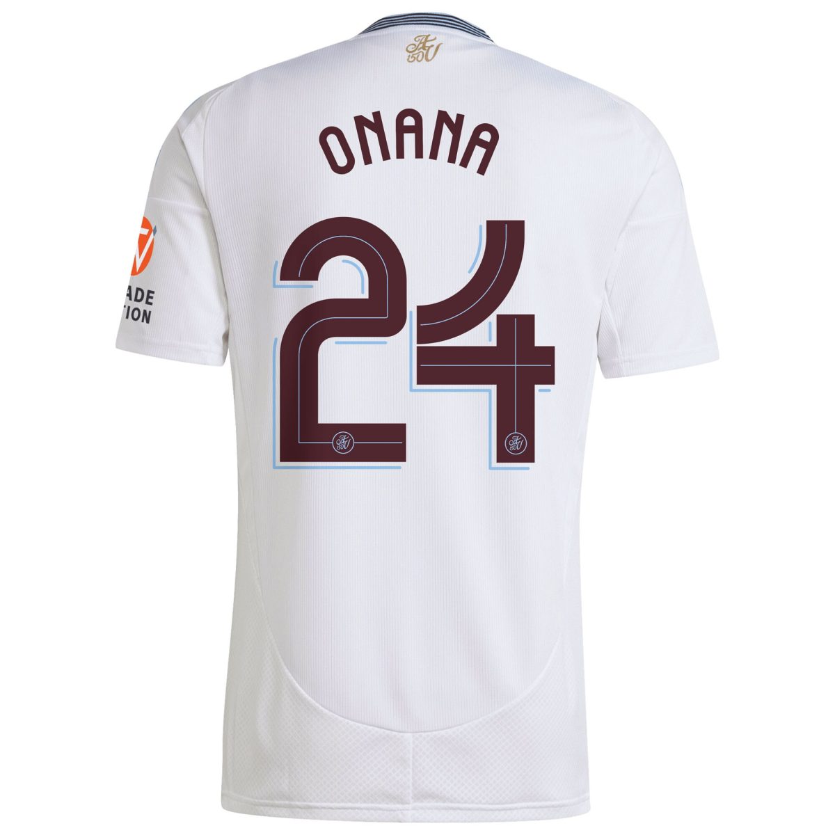 AVFC aston villa adidas away shirt 2024-25 with onana 24 cup printing Collection | Official Aston Villa Kits and Apparel