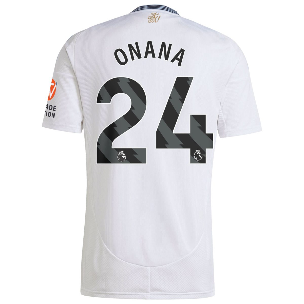 AVFC aston villa adidas away shirt 2024-25 with onana 24 printing Collection | Official Aston Villa Kits and Apparel