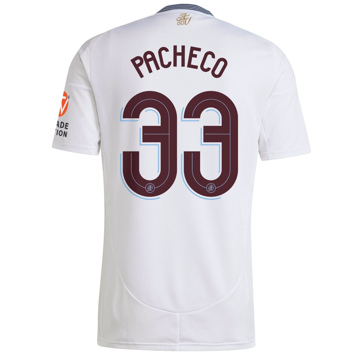 AVFC aston villa adidas away shirt 2024-25 with pacheco 33 cup printing Collection | Official Aston Villa Kits and Apparel