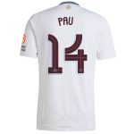 AVFC aston villa adidas away shirt 2024-25 with pau 14 cup printing Collection | Official Aston Villa Kits and Apparel