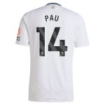 AVFC aston villa adidas away shirt 2024-25 with pau 14 printing Collection | Official Aston Villa Kits and Apparel
