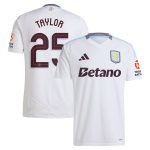 AVFC aston villa adidas away shirt 2024-25 with taylor 25 cup printing Collection | Official Aston Villa Kits and Apparel