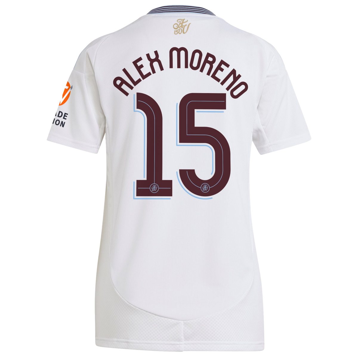 AVFC aston villa adidas away shirt 2024-25 – womens with alex moreno 15 cup printing Collection | Official Aston Villa Kits and Apparel