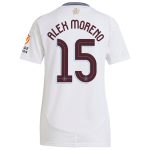 AVFC aston villa adidas away shirt 2024-25 – womens with alex moreno 15 cup printing Collection | Official Aston Villa Kits and Apparel