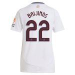 AVFC aston villa adidas away shirt 2024-25 – womens with baijings 22 cup printing Collection | Official Aston Villa Kits and Apparel