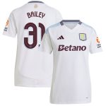AVFC aston villa adidas away shirt 2024-25 – womens with bailey 31 cup printing Collection | Official Aston Villa Kits and Apparel