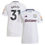 AVFC aston villa adidas away shirt 2024-25 – womens with bailey 31 printing Collection | Official Aston Villa Kits and Apparel