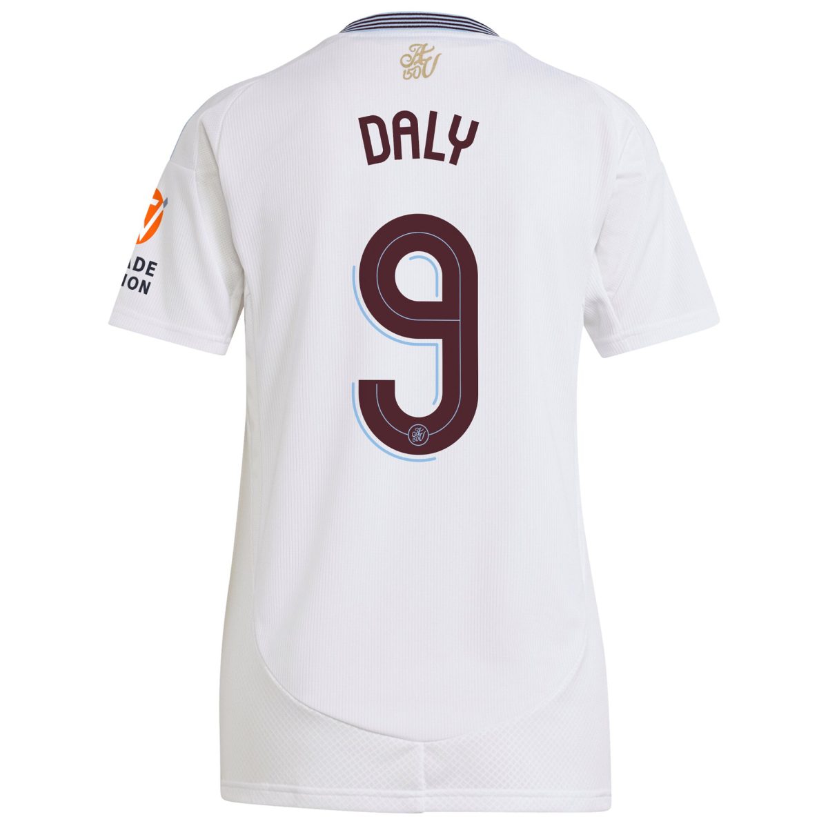 AVFC aston villa adidas away shirt 2024-25 – womens with daly 9 cup printing Collection | Official Aston Villa Kits and Apparel