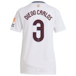 AVFC aston villa adidas away shirt 2024-25 – womens with diego carlos 3 cup printing Collection | Official Aston Villa Kits and Apparel