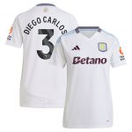 AVFC aston villa adidas away shirt 2024-25 – womens with diego carlos 3 printing Collection | Official Aston Villa Kits and Apparel