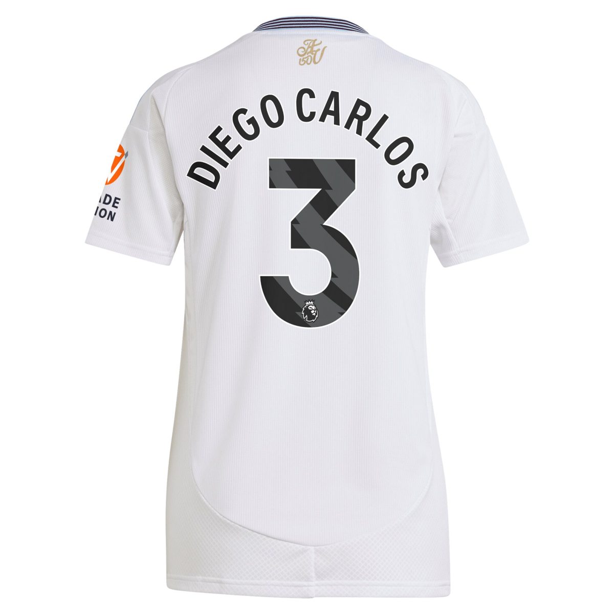 AVFC aston villa adidas away shirt 2024-25 – womens with diego carlos 3 printing Collection | Official Aston Villa Kits and Apparel
