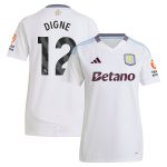 AVFC aston villa adidas away shirt 2024-25 – womens with digne 12 printing Collection | Official Aston Villa Kits and Apparel