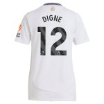 AVFC aston villa adidas away shirt 2024-25 – womens with digne 12 printing Collection | Official Aston Villa Kits and Apparel