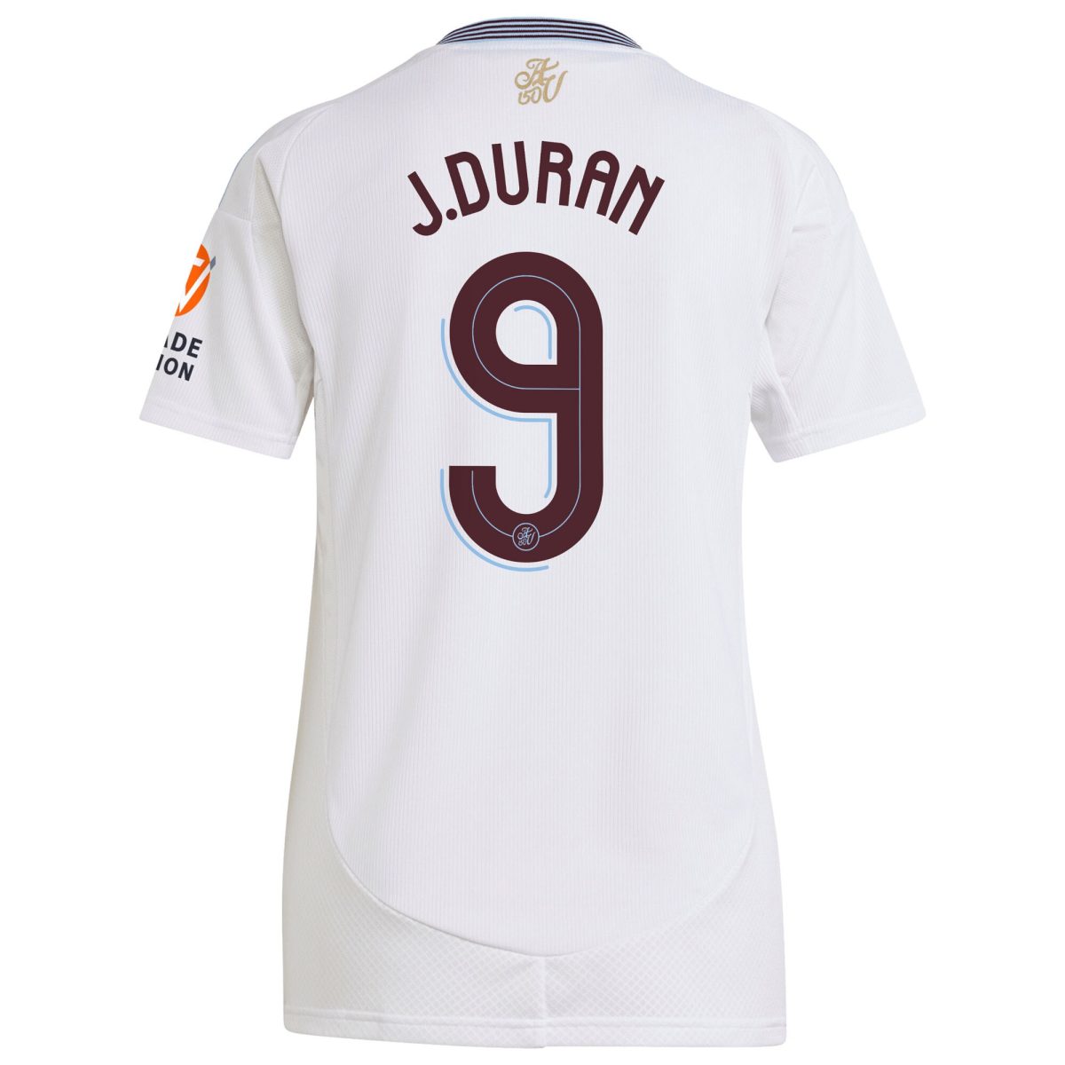 AVFC aston villa adidas away shirt 2024-25 – womens with duran 9 cup printing Collection | Official Aston Villa Kits and Apparel
