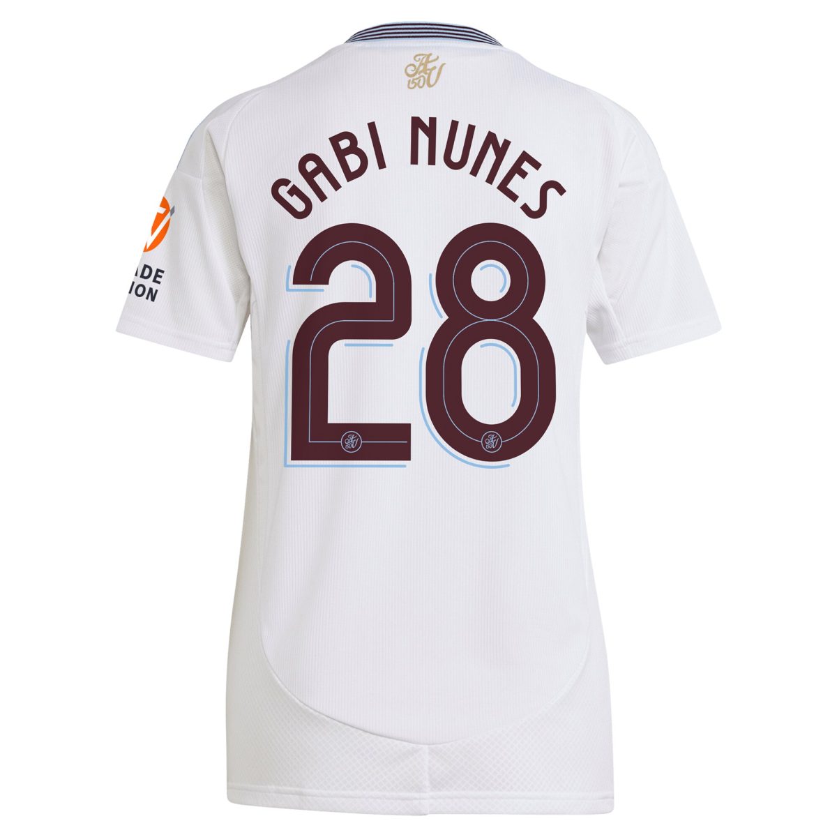 AVFC aston villa adidas away shirt 2024-25 – womens with gabi nunes 28 cup printing Collection | Official Aston Villa Kits and Apparel