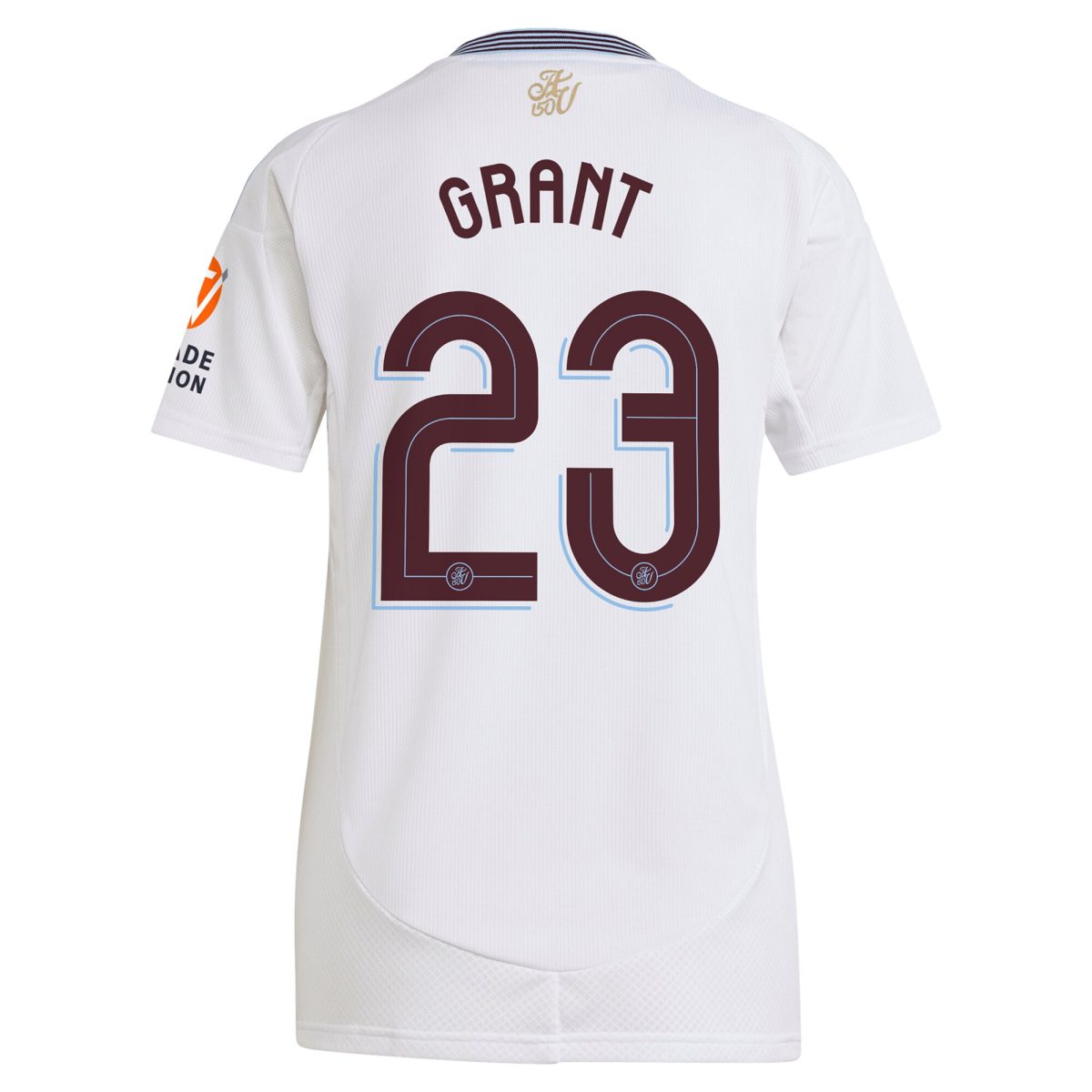 AVFC aston villa adidas away shirt 2024-25 – womens with grant 23 cup printing Collection | Official Aston Villa Kits and Apparel