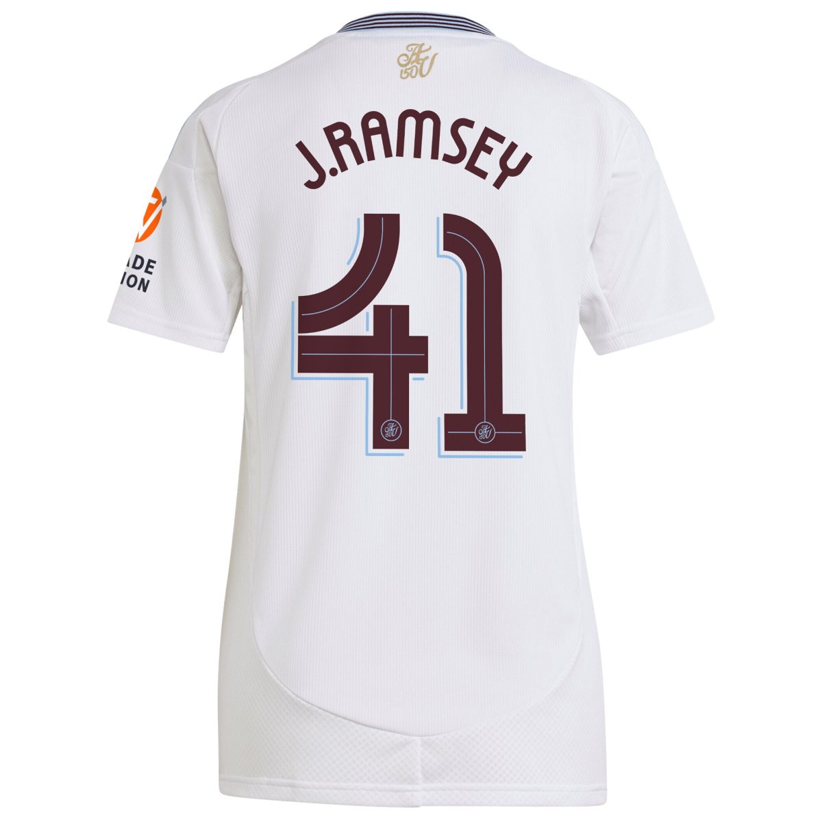 AVFC aston villa adidas away shirt 2024-25 – womens with j. ramsey 41 cup printing Collection | Official Aston Villa Kits and Apparel