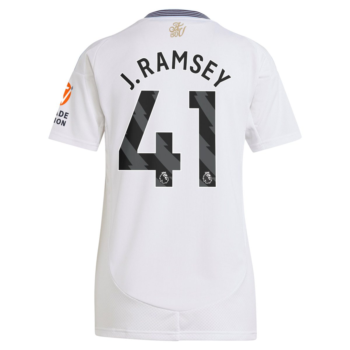 AVFC aston villa adidas away shirt 2024-25 – womens with j. ramsey 41 printing Collection | Official Aston Villa Kits and Apparel