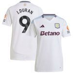 AVFC aston villa adidas away shirt 2024-25 – womens with j.duran 9 printing Collection | Official Aston Villa Kits and Apparel