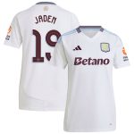 AVFC aston villa adidas away shirt 2024-25 – womens with jaden 19 cup printing Collection | Official Aston Villa Kits and Apparel