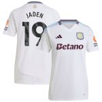 AVFC aston villa adidas away shirt 2024-25 – womens with jaden 19 printing Collection | Official Aston Villa Kits and Apparel