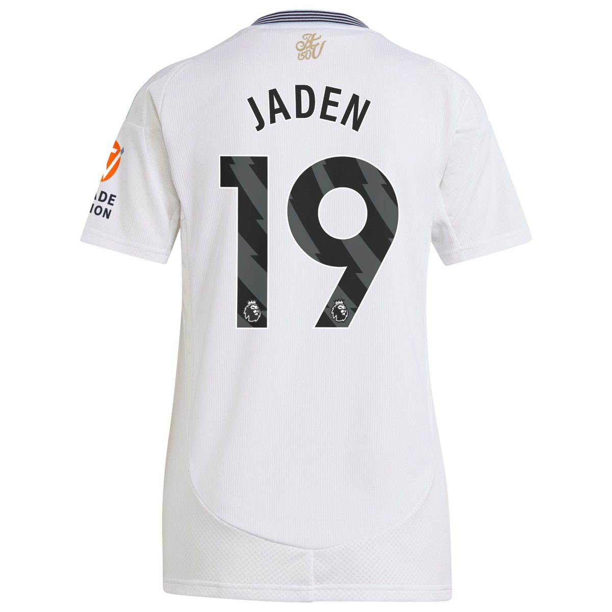 AVFC aston villa adidas away shirt 2024-25 – womens with jaden 19 printing Collection | Official Aston Villa Kits and Apparel
