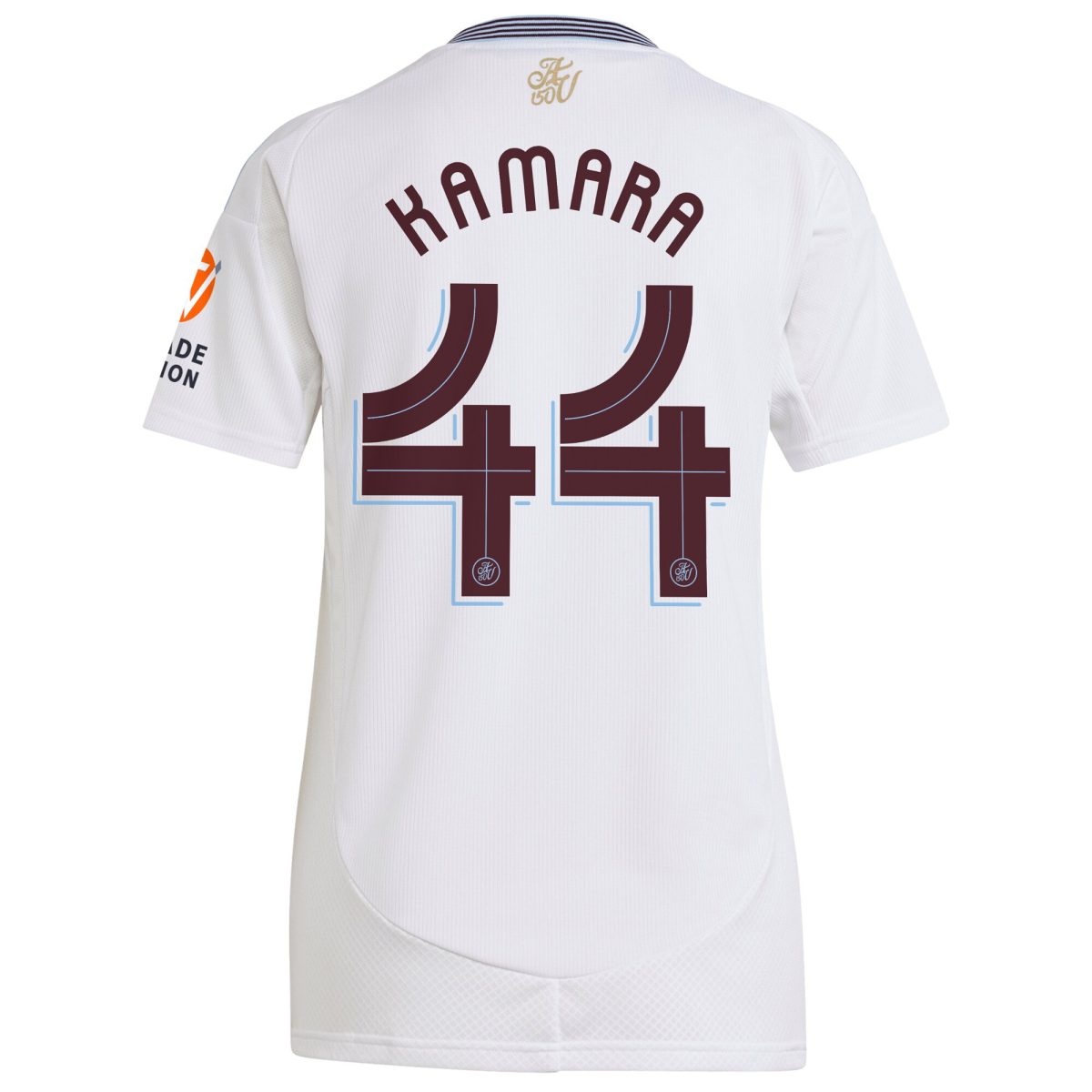 AVFC aston villa adidas away shirt 2024-25 – womens with kamara 44 cup printing Collection | Official Aston Villa Kits and Apparel