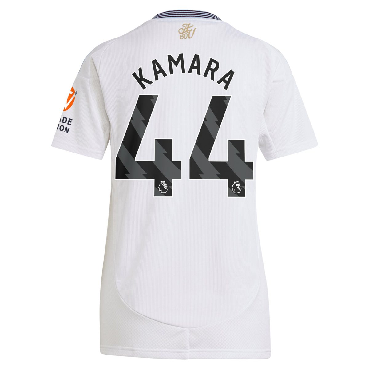AVFC aston villa adidas away shirt 2024-25 – womens with kamara 44 printing Collection | Official Aston Villa Kits and Apparel