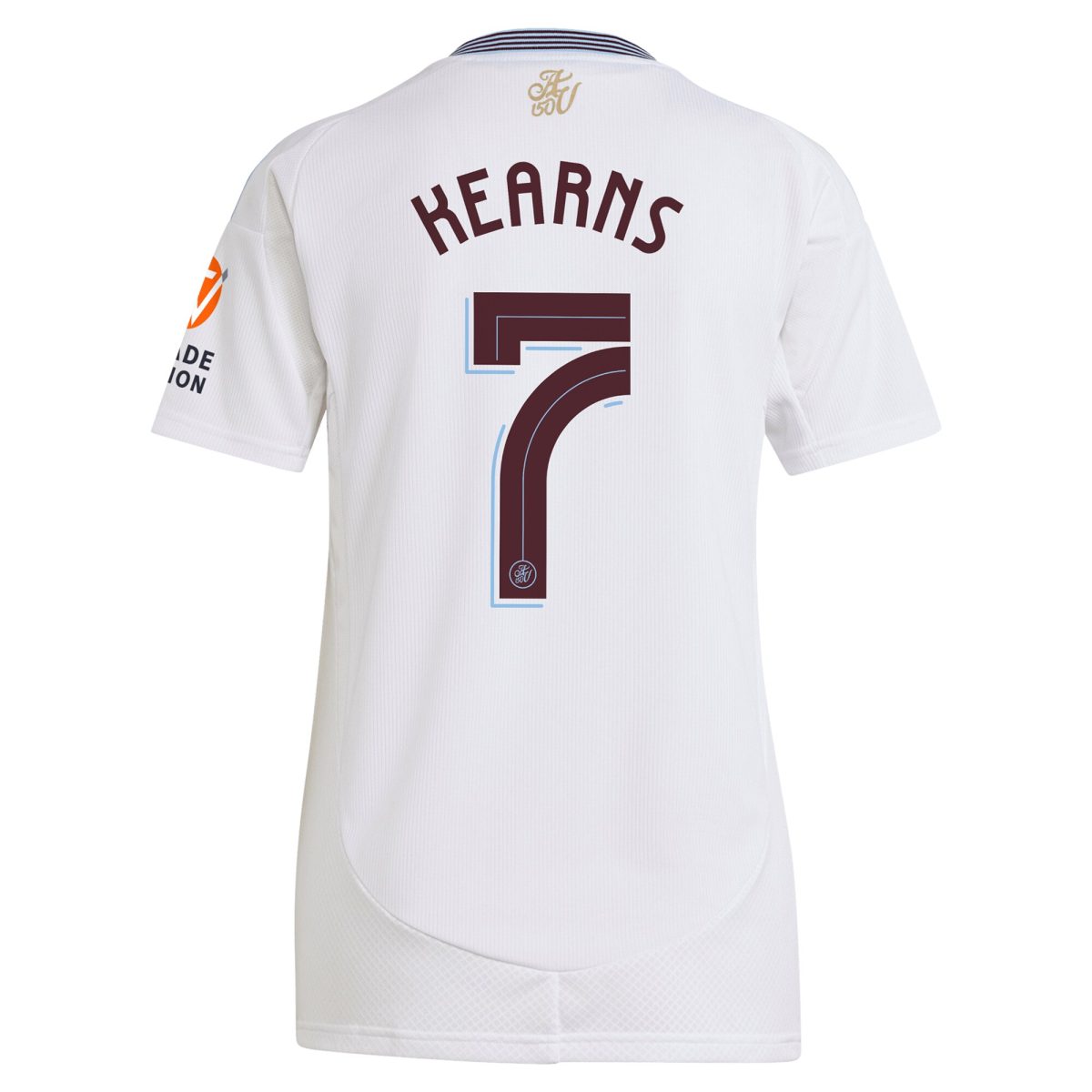 AVFC aston villa adidas away shirt 2024-25 – womens with kearns 7 cup printing Collection | Official Aston Villa Kits and Apparel