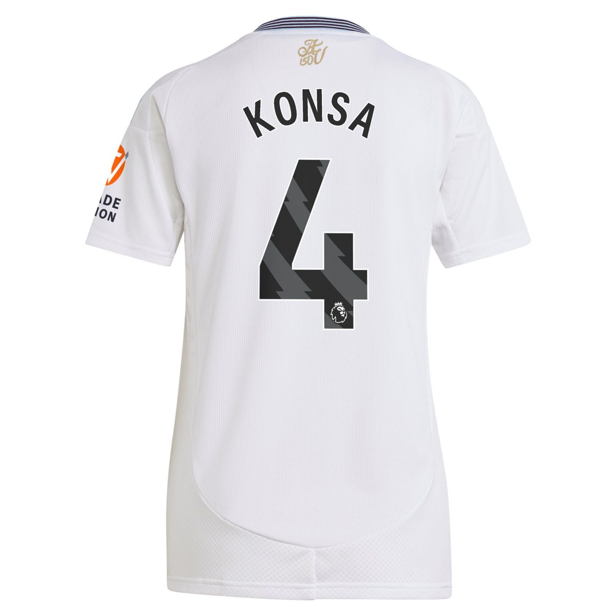 AVFC aston villa adidas away shirt 2024-25 – womens with konsa 4 printing Collection | Official Aston Villa Kits and Apparel