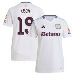 AVFC aston villa adidas away shirt 2024-25 – womens with leon 19 cup printing Collection | Official Aston Villa Kits and Apparel