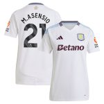 AVFC aston villa adidas away shirt 2024-25 – womens with m.asensio 21 printing Collection | Official Aston Villa Kits and Apparel