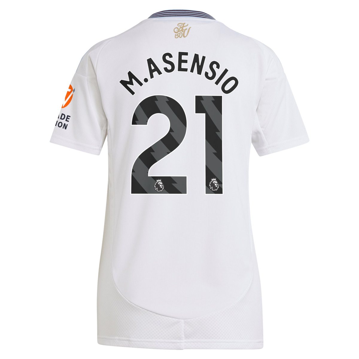 AVFC aston villa adidas away shirt 2024-25 – womens with m.asensio 21 printing Collection | Official Aston Villa Kits and Apparel