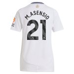 AVFC aston villa adidas away shirt 2024-25 – womens with m.asensio 21 printing Collection | Official Aston Villa Kits and Apparel
