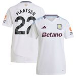 AVFC aston villa adidas away shirt 2024-25 – womens with maatsen 22 printing Collection | Official Aston Villa Kits and Apparel