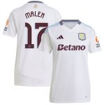 AVFC aston villa adidas away shirt 2024-25 – womens with malen 17 cup printing Collection | Official Aston Villa Kits and Apparel