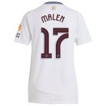 AVFC aston villa adidas away shirt 2024-25 – womens with malen 17 cup printing Collection | Official Aston Villa Kits and Apparel