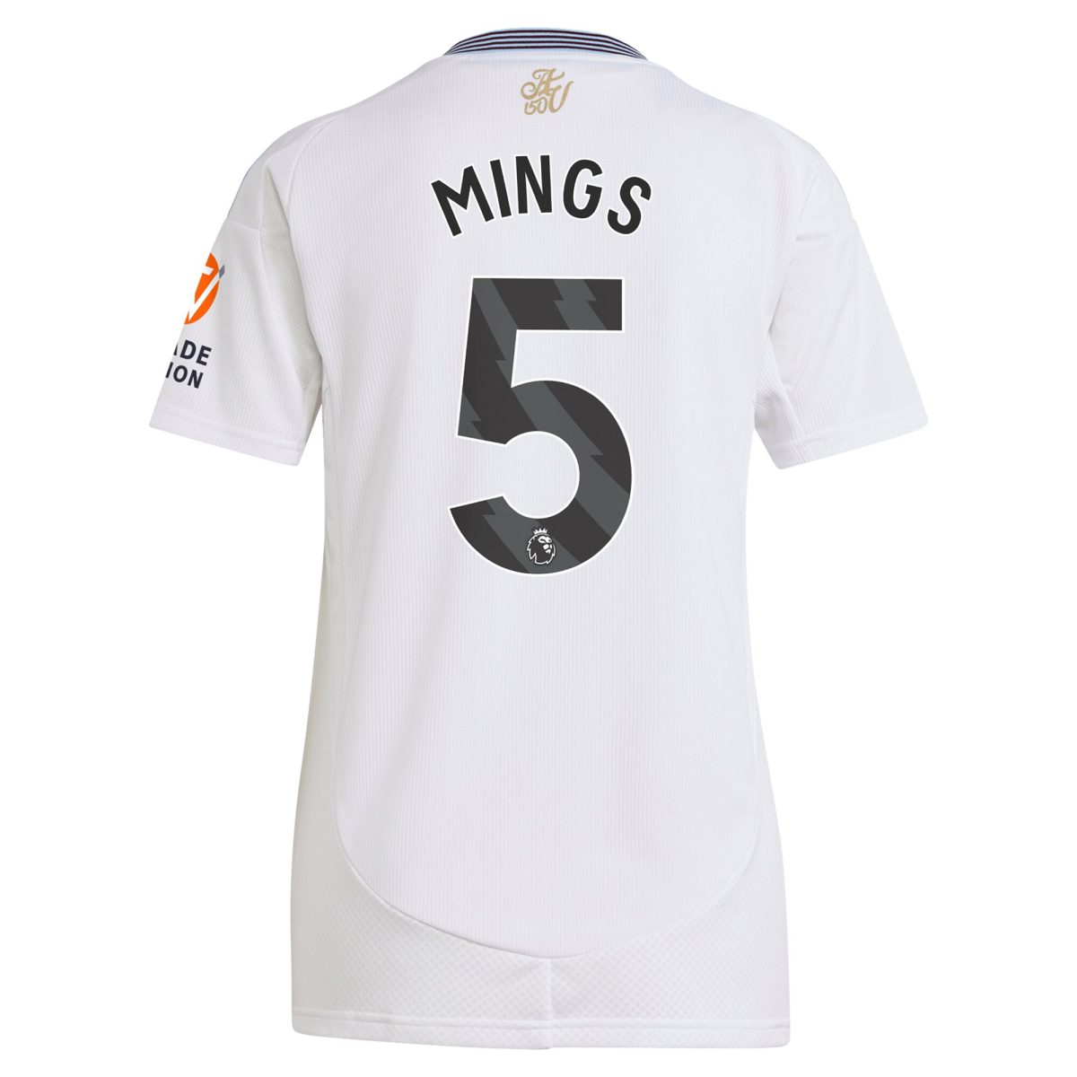 AVFC aston villa adidas away shirt 2024-25 – womens with mings 5 printing Collection | Official Aston Villa Kits and Apparel