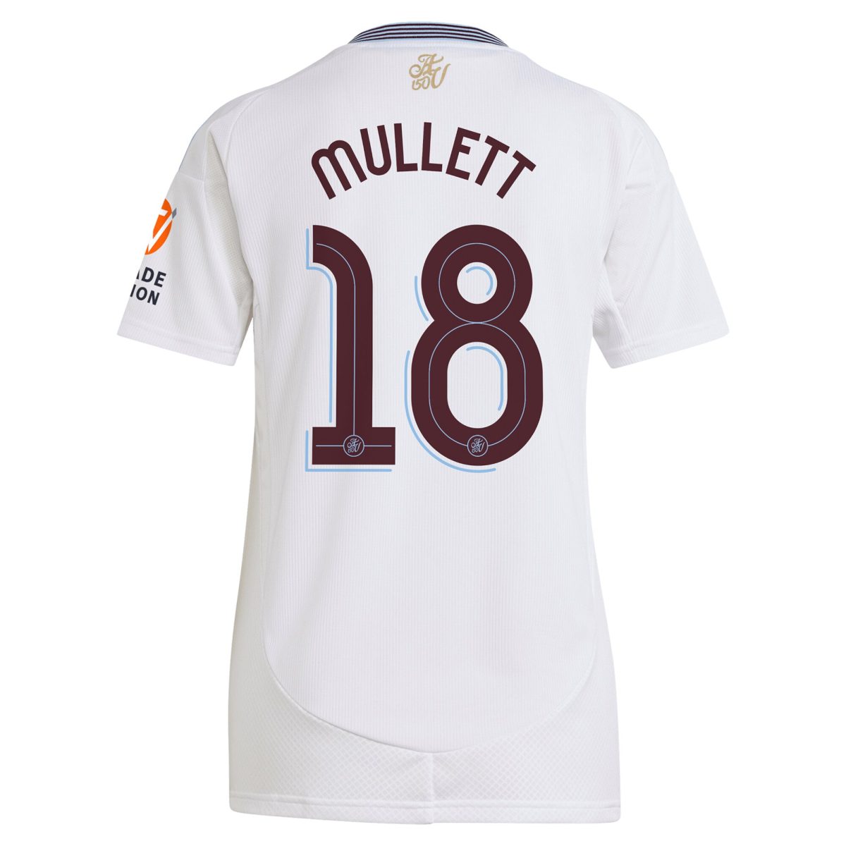 AVFC aston villa adidas away shirt 2024-25 – womens with mullett 18 cup printing Collection | Official Aston Villa Kits and Apparel