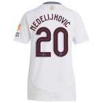 AVFC aston villa adidas away shirt 2024-25 – womens with nedeljković 20 cup printing Collection | Official Aston Villa Kits and Apparel