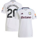 AVFC aston villa adidas away shirt 2024-25 – womens with nedeljković 20 printing Collection | Official Aston Villa Kits and Apparel