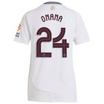 AVFC aston villa adidas away shirt 2024-25 – womens with onana 24 cup printing Collection | Official Aston Villa Kits and Apparel