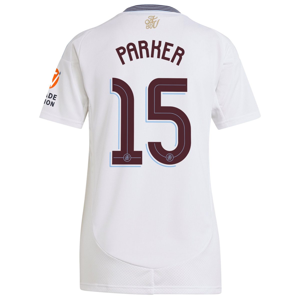 AVFC aston villa adidas away shirt 2024-25 – womens with parker 15 cup printing Collection | Official Aston Villa Kits and Apparel