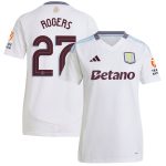 AVFC aston villa adidas away shirt 2024-25 – womens with rogers 27 cup printing Collection | Official Aston Villa Kits and Apparel