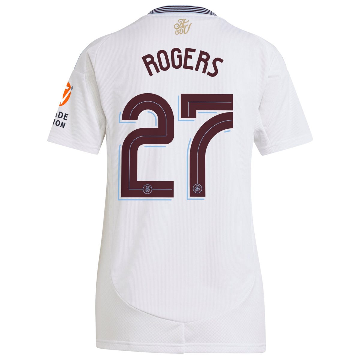 AVFC aston villa adidas away shirt 2024-25 – womens with rogers 27 cup printing Collection | Official Aston Villa Kits and Apparel